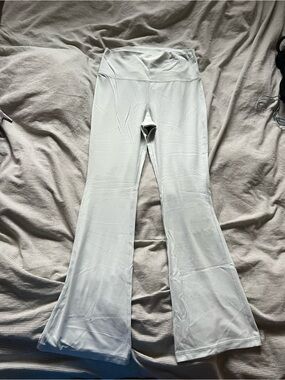 Aritzia Light Mint Green Flare Leggings